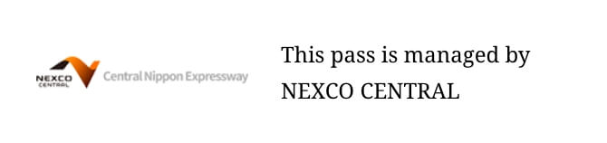 This pass is managed by NEXCO CENTRAL