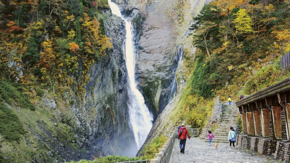 Hike out to the natural wonder of Japan’s highest waterfall