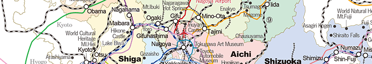 Wide-area access map